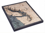 Nautical 3-D Wall Map - Salish Sea