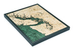 Nautical 3-D Wall Map - Salish Sea